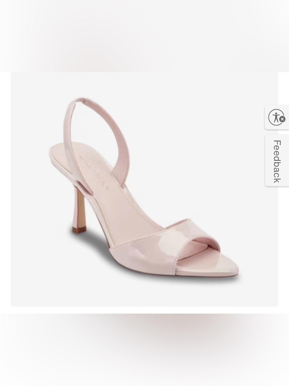 Marc Fisher Nylas Heeled Sandals Light Pink 7M